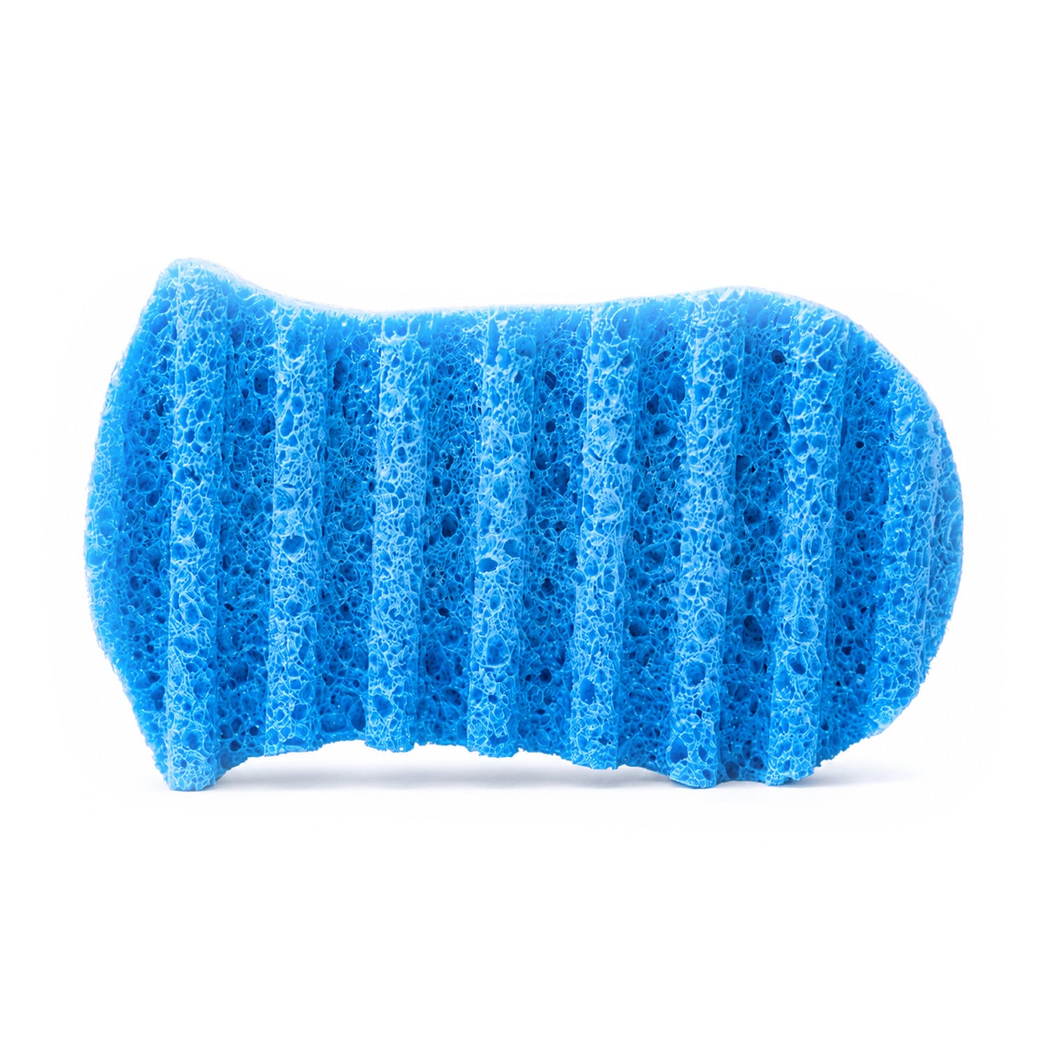 Мочалка подвійної дії MARTINI SPA Cellulose Sponge With Exfoliating целюлозна, блакитна
